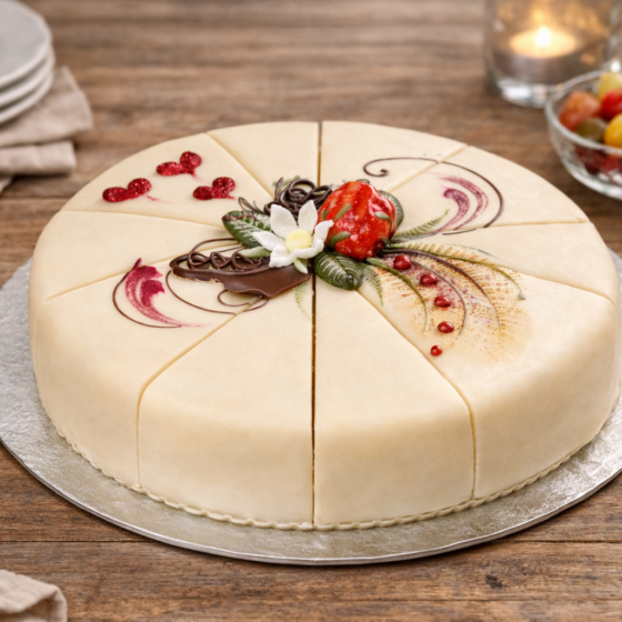 Marsipankake 8 biters