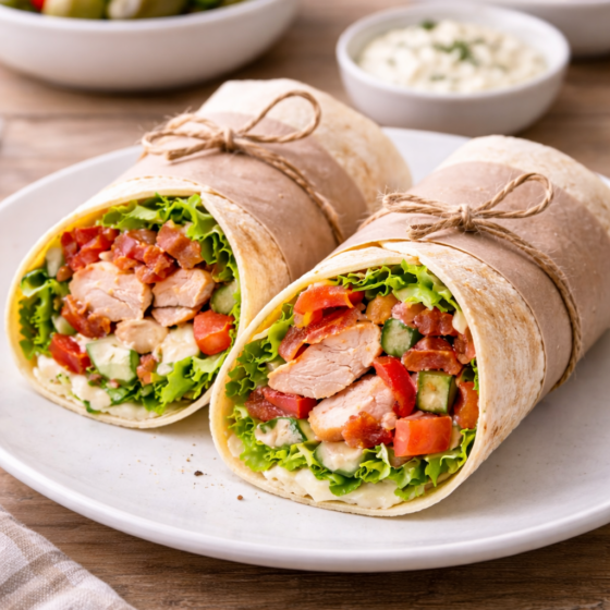 Dagens wrap med kylling